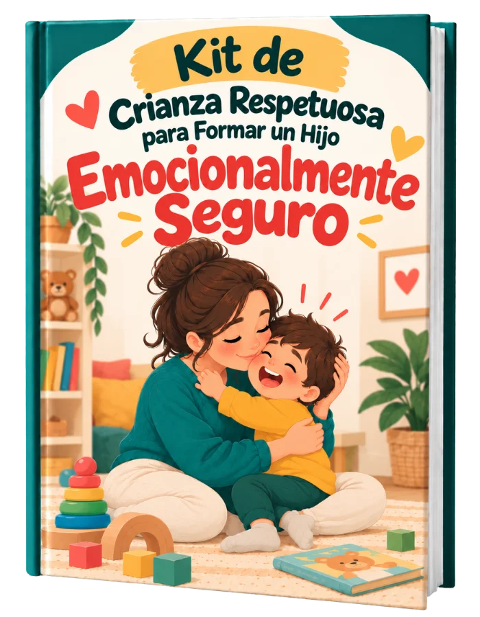 Mockup del bono Kit de Crianza Respetuosa para Formar un Hijo Emocionalmente Seguro